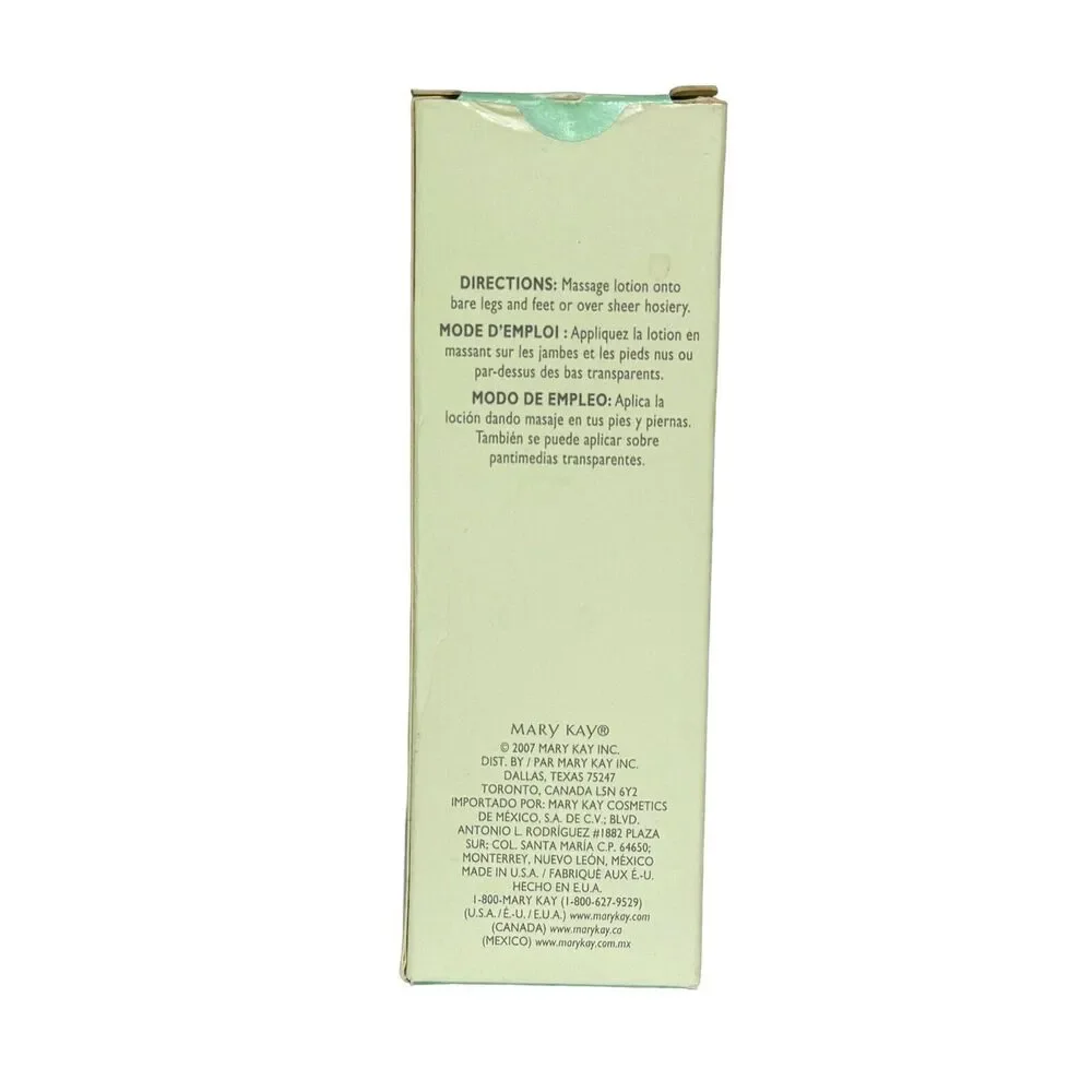 Mary Kay Private Spa Mint Bliss Energizing Lotion For Feet and Legs 3 FL OZ New